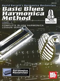 Cover image for Basic Blues Harmonica Method Level 1