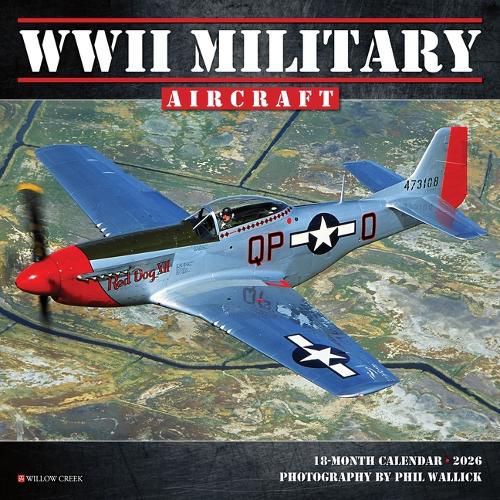 Cover image for WWII Military Aircraft 2026 7 X 7 Mini Wall Calendar