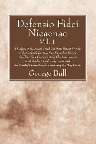 Cover image for Defensio Fidei Nicaenae, vol. 1