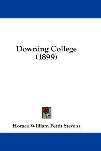 Cover image for Downing College (1899)