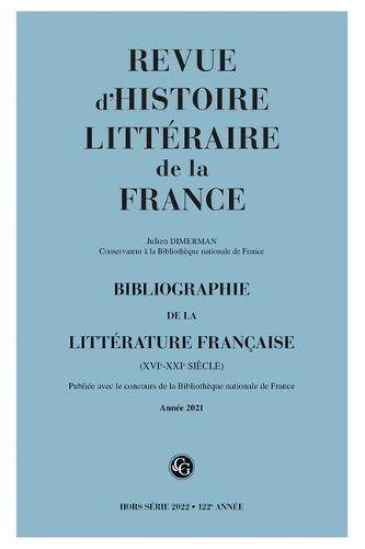 Cover image for Bibliographie de la Litterature Francaise