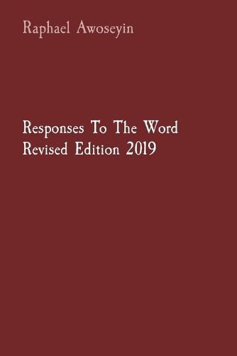 Cover image for Responses To The Word Revised Edition 2019