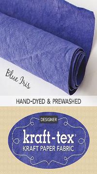 Cover image for kraft-tex (R) Designer, Blue Iris