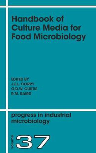 Cover image for Handbook of Culture Media for Food Microbiology