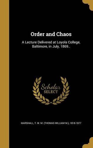 Cover image for Order and Chaos
