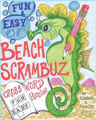 Cover image for Beach Scrambuz - Fun & Easy Crossword Puzzles: No. 1