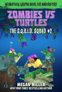 Cover image for Zombies vs. Turtles: An Unofficial Graphic Novel for Minecrafters