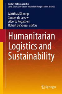 Cover image for Humanitarian Logistics and Sustainability