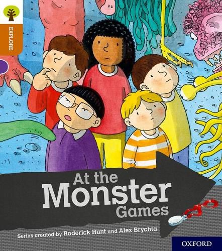 Cover image for Oxford Reading Tree Explore with Biff, Chip and Kipper: Oxford Level 8: At the Monster Games