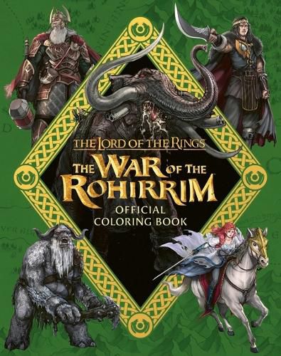 Cover image for The Lord of the Rings: The War of the Rohirrim Official Coloring Book