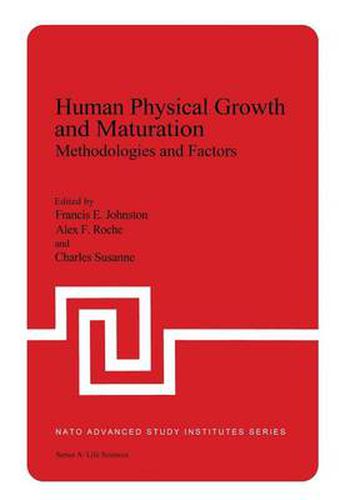 Cover image for Human Physical Growth and Maturation: Methodologies and Factors