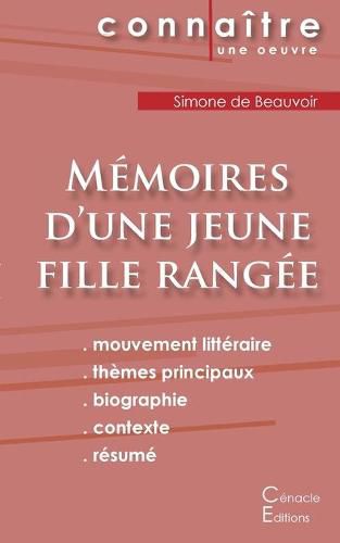 Fiche de lecture Memoires d'une jeune fille rangee de Simone de Beauvoir (Analyse litteraire de reference et resume complet)