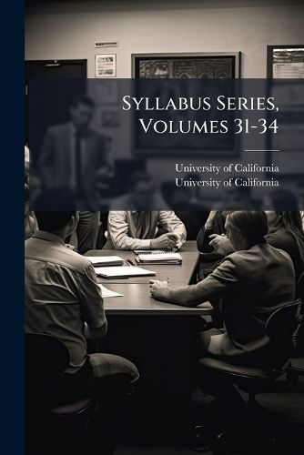 Cover image for Syllabus Series, Volumes 31-34