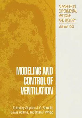 Cover image for Modeling and Control of Ventilation