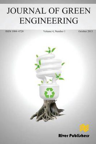 Cover image for JOURNAL OF GREEN ENGINEERING Volume 4, No. 1