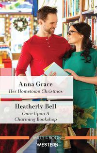 Cover image for Her Hometown Christmas/Once Upon A Charming Bookshop