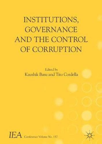 Cover image for Institutions, Governance and the Control of Corruption