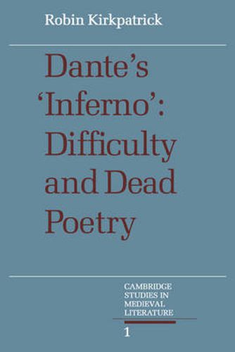 Cover image for Dante's Inferno: Difficulty and Dead Poetry