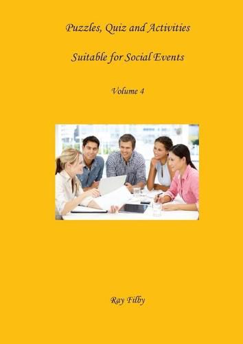 Cover image for Puzzles, Quiz and Activities Suitable for Social Events Volume 4