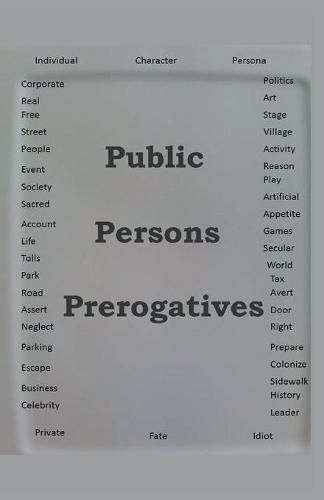 Cover image for Public Persons Prerogatives