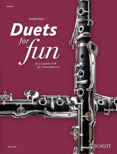 Cover image for Duets for fun: Clarinets