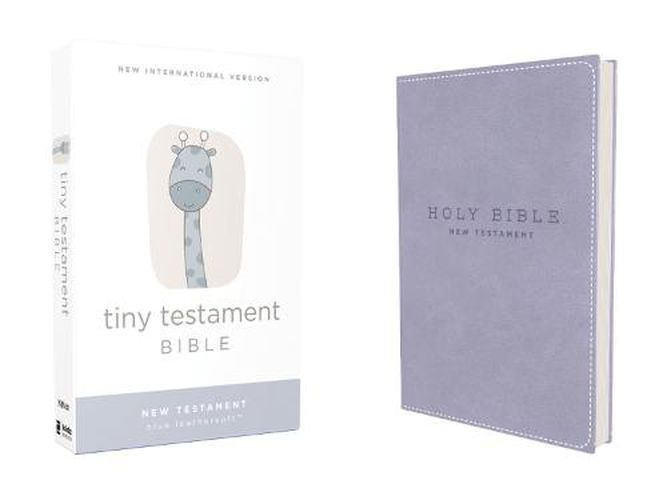 Cover image for NIV, Tiny Testament Bible, New Testament, Leathersoft, Blue, Comfort Print