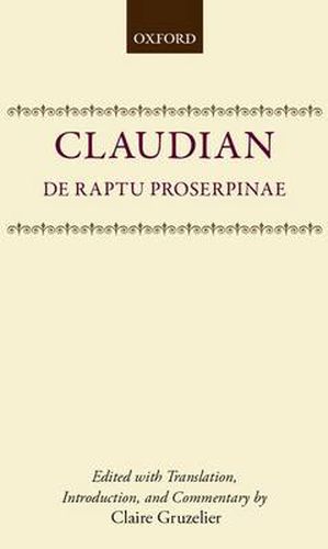 Cover image for De Raptu Prosperpinae