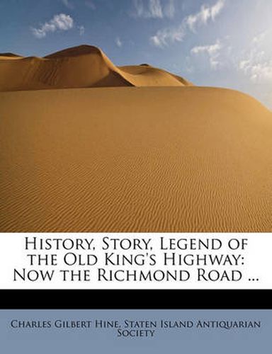 Cover image for History, Story, Legend of the Old King's Highway