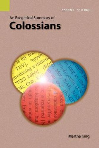 Cover image for An Exegetical Summary of Colossians, 2nd Edition