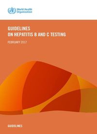 Cover image for Guidelines on hepatitis B and C testing