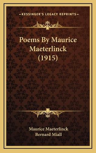 Cover image for Poems by Maurice Maeterlinck (1915)