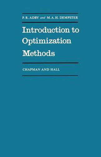 Cover image for Introduction to Optimization Methods