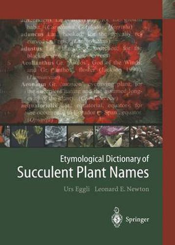 Cover image for Etymological Dictionary of Succulent Plant Names