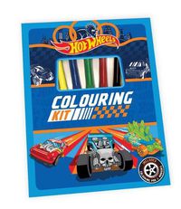 Cover image for Hot Wheels: Colouring Kit (Mattel)