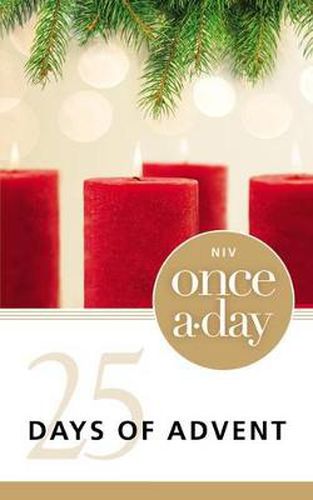 Cover image for NIV, Once-A-Day 25 Days of Advent Devotional, Paperback