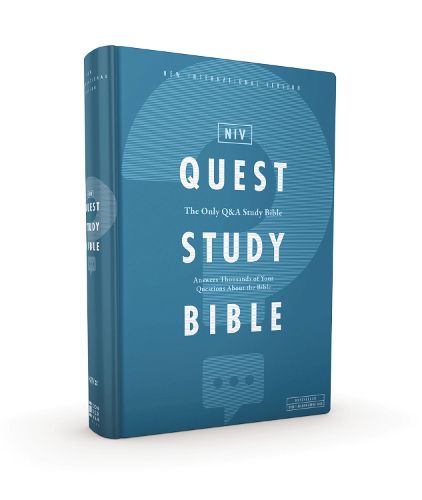 Cover image for NIV, Quest Study Bible, Hardcover, Blue, Comfort Print: The Only Q and A Study Bible