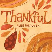 Cover image for Thankful: Made for You by...