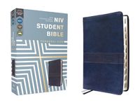 Cover image for NIV, Student Bible, Personal Size, Leathersoft, Navy, Thumb Indexed, Comfort Print