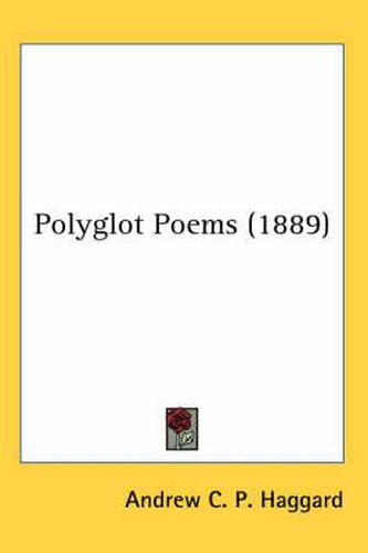 Polyglot Poems (1889)