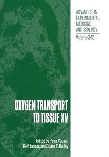 Cover image for Oxygen Transport to Tissue XV