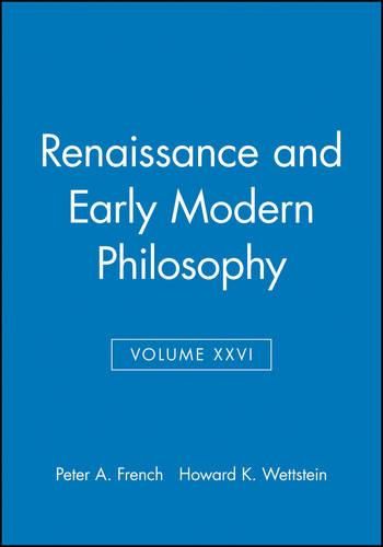 Cover image for Renaissance and Early Modern Philosophy