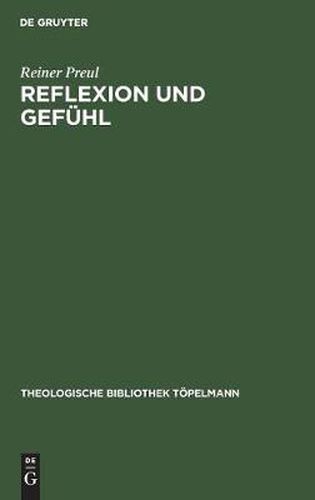 Cover image for Reflexion und Gefuhl