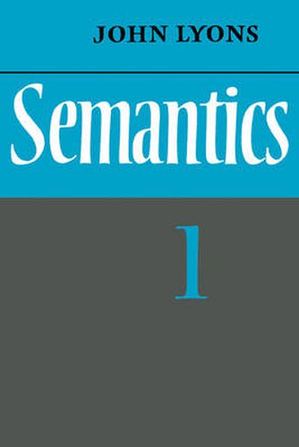 Semantics: Volume 1