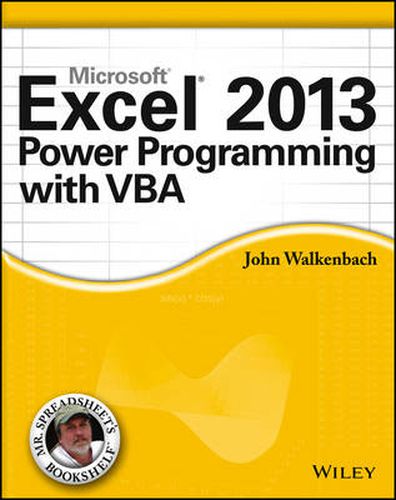 Cover image for Excel 2013 Power Programming with VBA