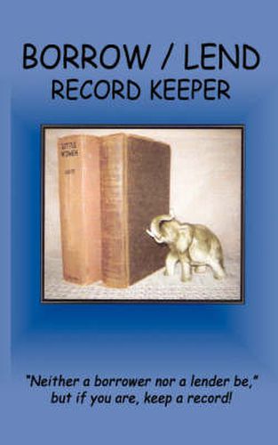 Cover image for Borrow / Lend Record Keeper