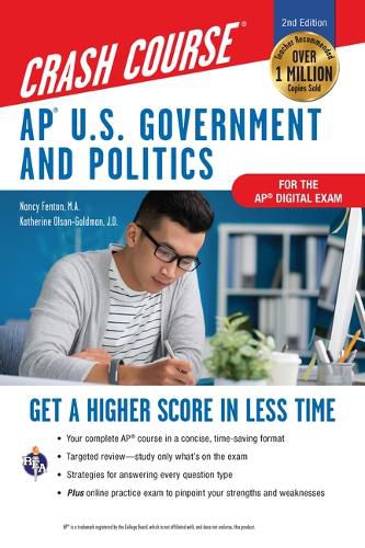 Cover image for Ap(r) U.S. Government & Politics Crash Course, Book + Online: Get a Higher Score in Less Time