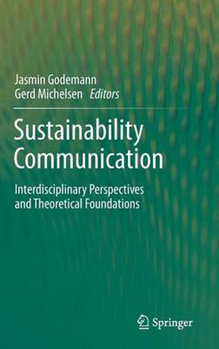 Cover image for Sustainability Communication: Interdisciplinary Perspectives and Theoretical Foundation
