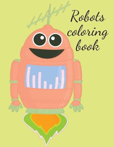 Cover image for Robots coloring book