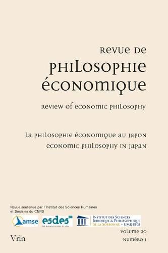 Cover image for La Philosophie Economique Au Japon / Economic Philosophy in Japan