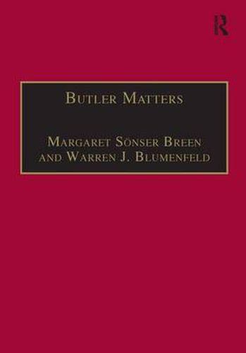 Cover image for Butler Matters: Judith Butler's Impact on Feminist and Queer Studies